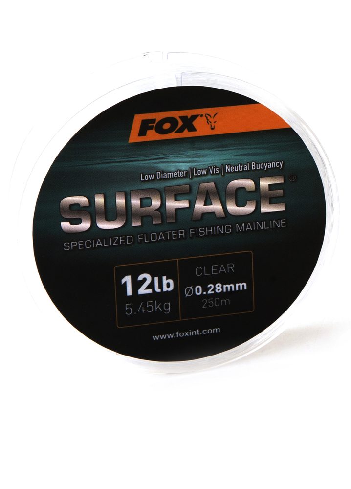 E-shop Fox Plovoucí vlasec Surface Floater Mainline 250m - 0.28mm / 12lb / 5.45kg,Fox Plovoucí vlasec Surface Floater Mainline 250m - 0.28mm / 12lb / 5.45kg