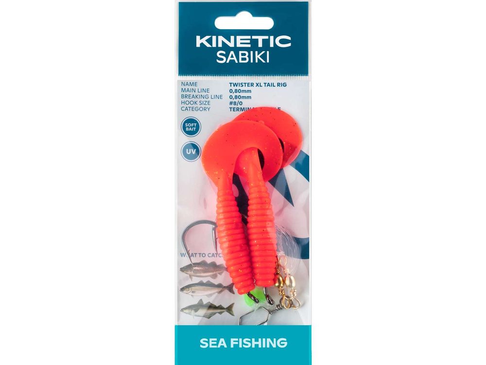 E-shop Kinetic Návazec Sabiki Twister XL vel.8/0 Red/Black/Gold,Kinetic Návazec Sabiki Twister XL vel.8/0 Red/Black/Gold