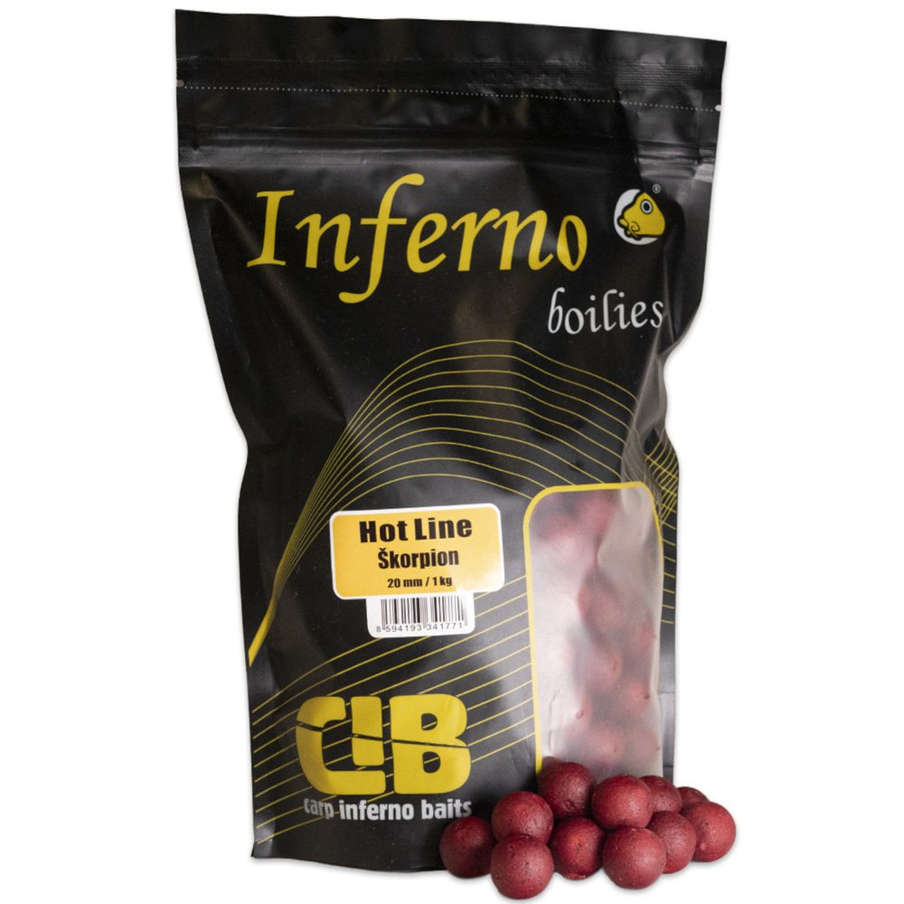 E-shop Carp Inferno Boilies Hot Line Škorpion - 20mm 1kg,Carp Inferno Boilies Hot Line Škorpion - 20mm 1kg