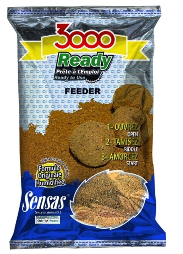 E-shop Sensas Krmítková směs 3000 Ready 1,25kg - Feeder,Sensas Krmítková směs 3000 Ready 1,25kg - Feeder