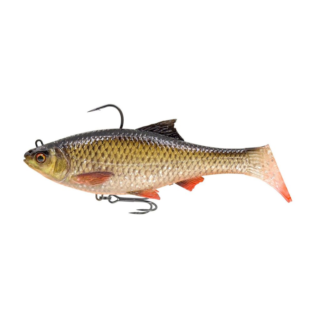 E-shop Savage Gear Gumová nástraha 3D Roach RTF Clear Rudd - 12cm 34g,Savage Gear Gumová nástraha 3D Roach RTF Clear Rudd - 12cm 34g