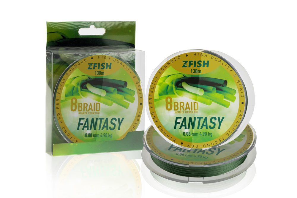 E-shop Zfish Šňůra Fantasy 8-Braid 130m - 0,08mm,Zfish Šňůra Fantasy 8-Braid 130m - 0,08mm