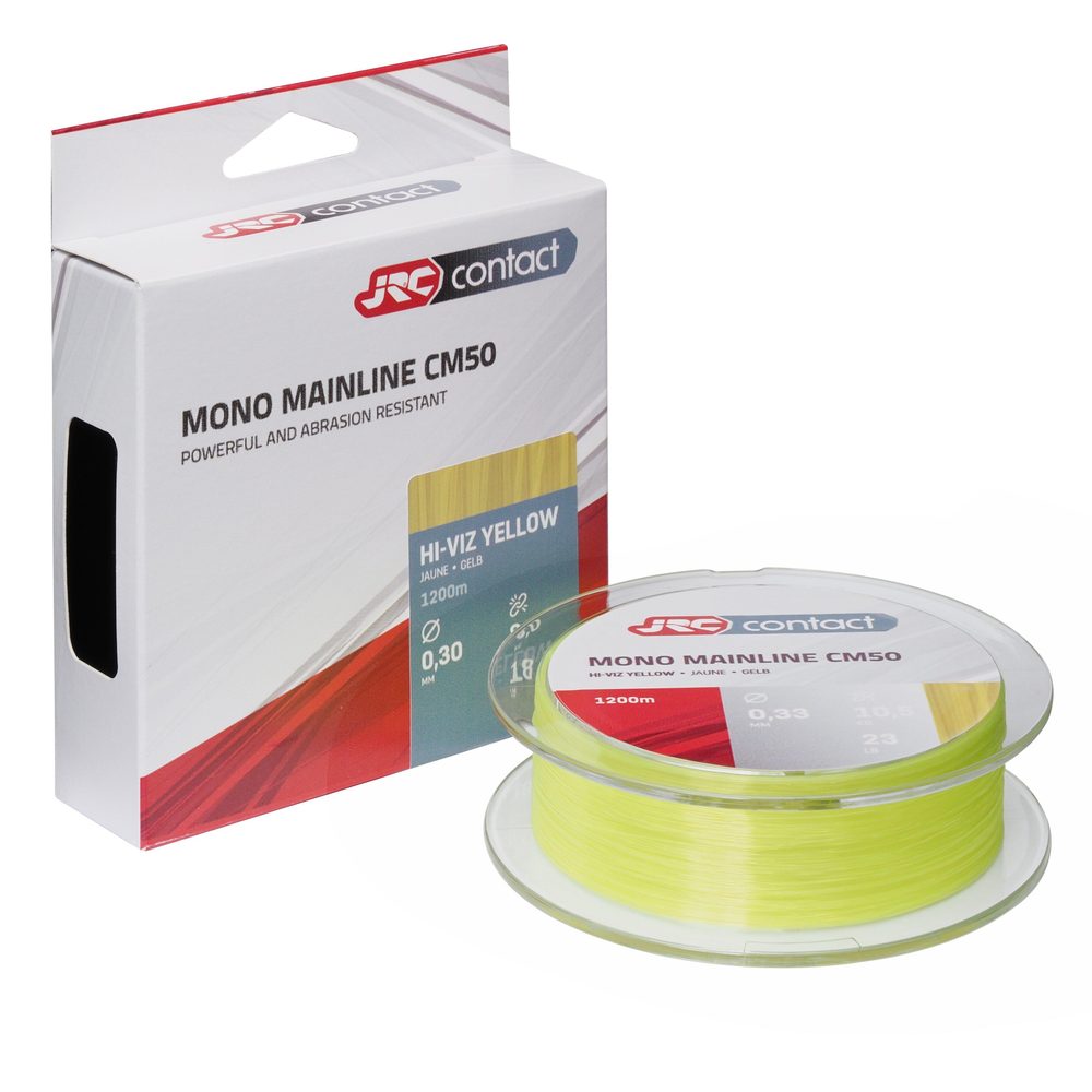 JRC Vlasec Contact CM50 Hi Viz Yellow 1200m - 0,40mm 13,5kg
