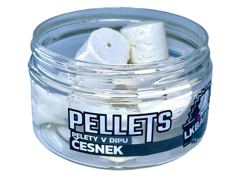 E-shop LK Baits Pelety v dipu Česnek 60g - 17mm,LK Baits Pelety v dipu Česnek 60g - 17mm