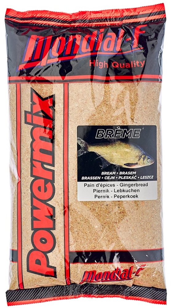E-shop Mondial F Krmítková směs Powermix Bream 1kg - Perník,Mondial F Krmítková směs Powermix Bream 1kg - Perník
