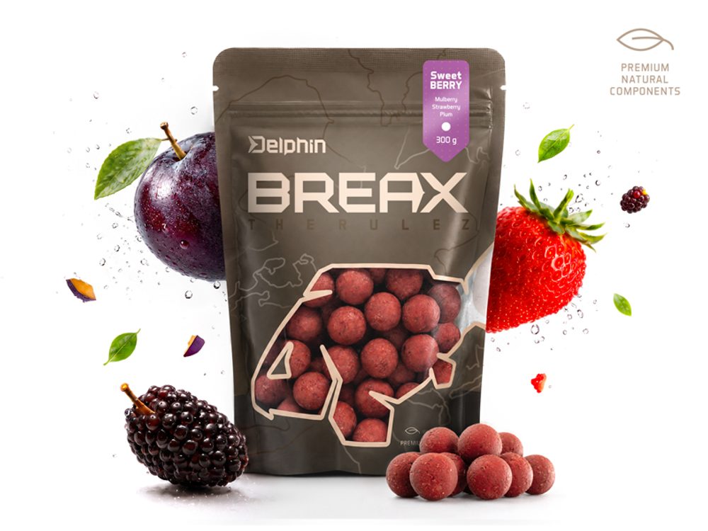 Delphin Boilies BreaX / SweetBERRY 300g - 16mm