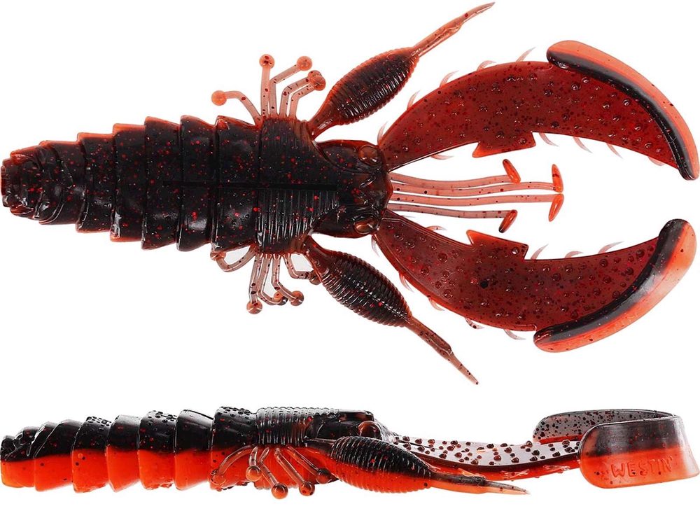 E-shop Westin Gumová nástraha CreCraw Creaturebait Lava Craw - 6,5cm/4g/6ks