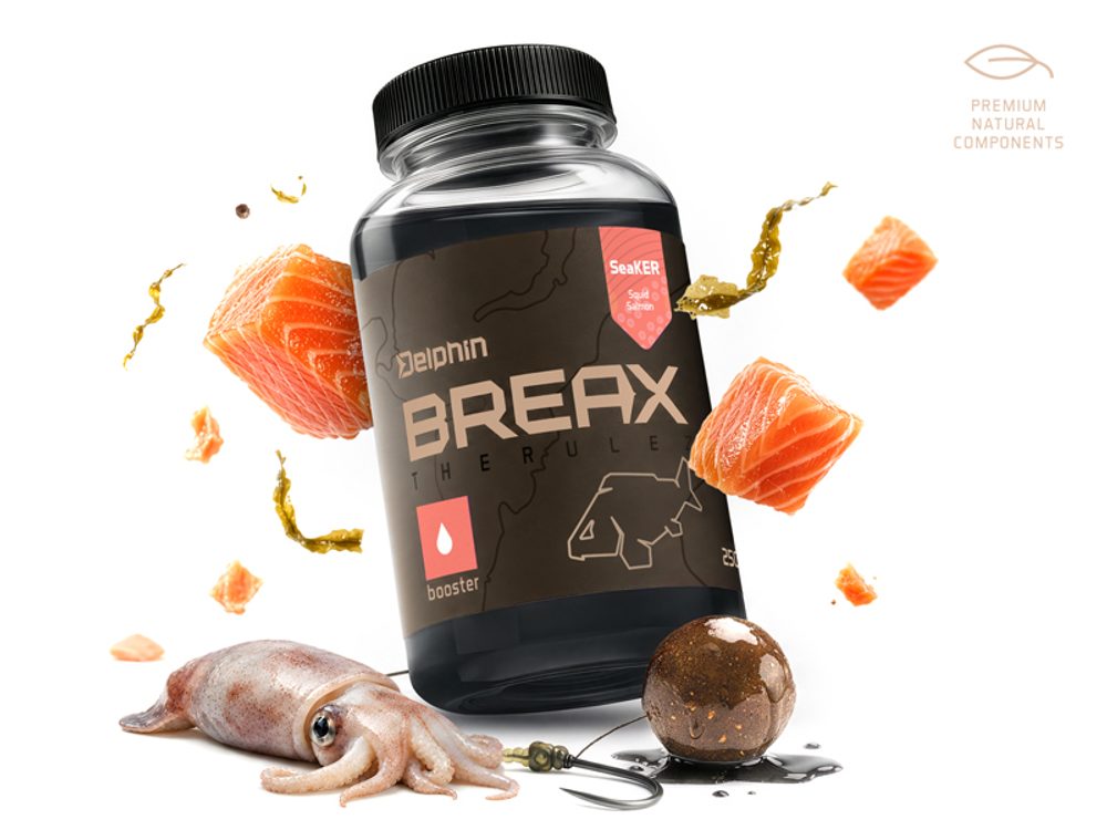 Delphin Booster BreaX/SeaKER Oliheň-Losos 250ml