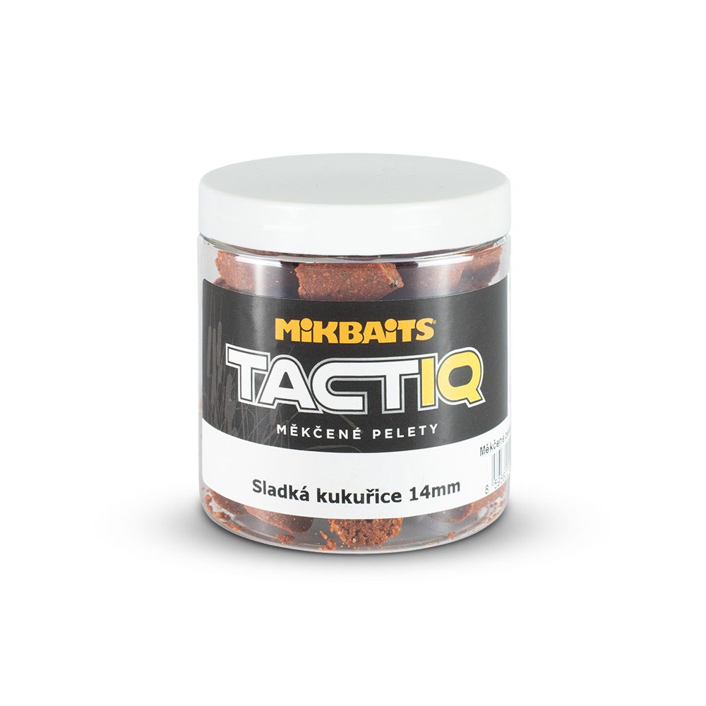 Mikbaits Měkčené pelety TactiQ Sladká kukuřice 250ml - 10mm