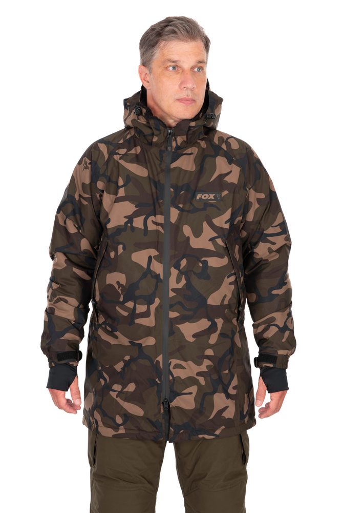 Fox rybářská bunda Camo Sherpa Tec 3/4 Jacket - L,Fox rybářská bunda Camo Sherpa Tec 3/4 Jacket - L
