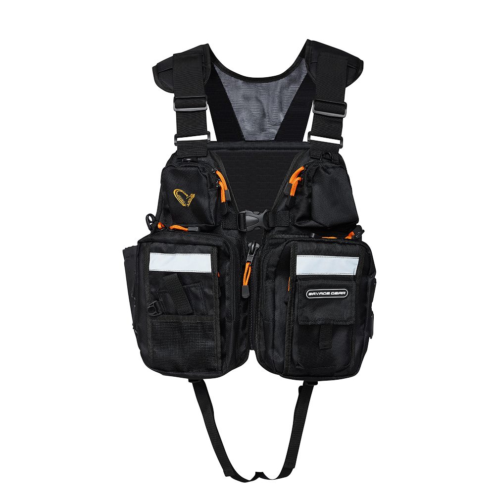 E-shop Savage Gear Vesta Hitch Hiker Fishing Vest Black,Savage Gear Vesta Hitch Hiker Fishing Vest Black