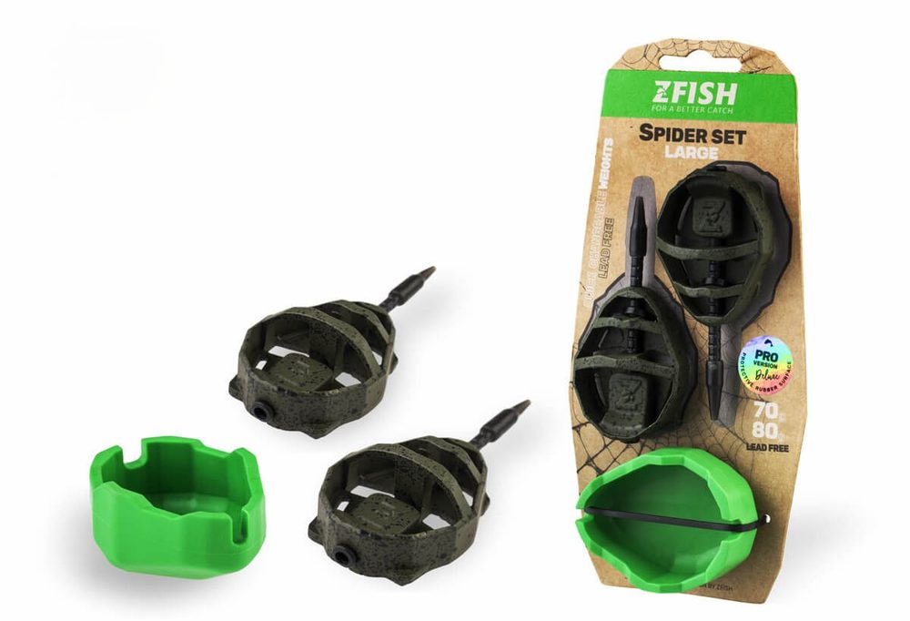 Fotografie Zfish Sada Method Feeder Spider Set Large + Formička - 90+100g