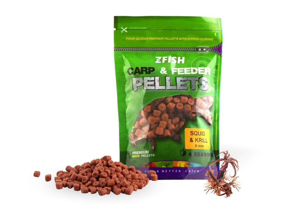 E-shop Zfish Chytací Pelety Carp & Feeder 8mm 200g - Squid Krill,Zfish Chytací Pelety Carp & Feeder 8mm 200g - Squid Krill