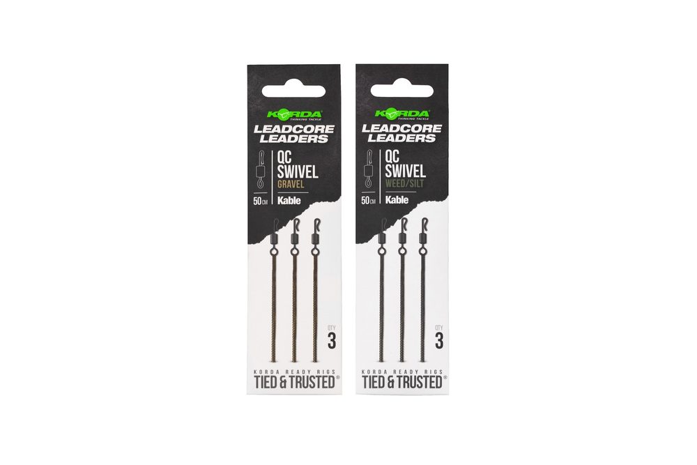 E-shop Korda Montáž Kable Leadcore Leader QC Swivel 50cm,Korda Montáž Kable Leadcore Leader QC Swivel 50cm