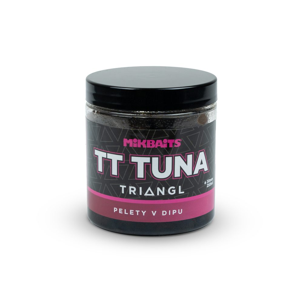 E-shop Mikbaits Pelety v dipu TT Tuna Triangl 30mm 250ml,Mikbaits Pelety v dipu TT Tuna Triangl 30mm 250ml