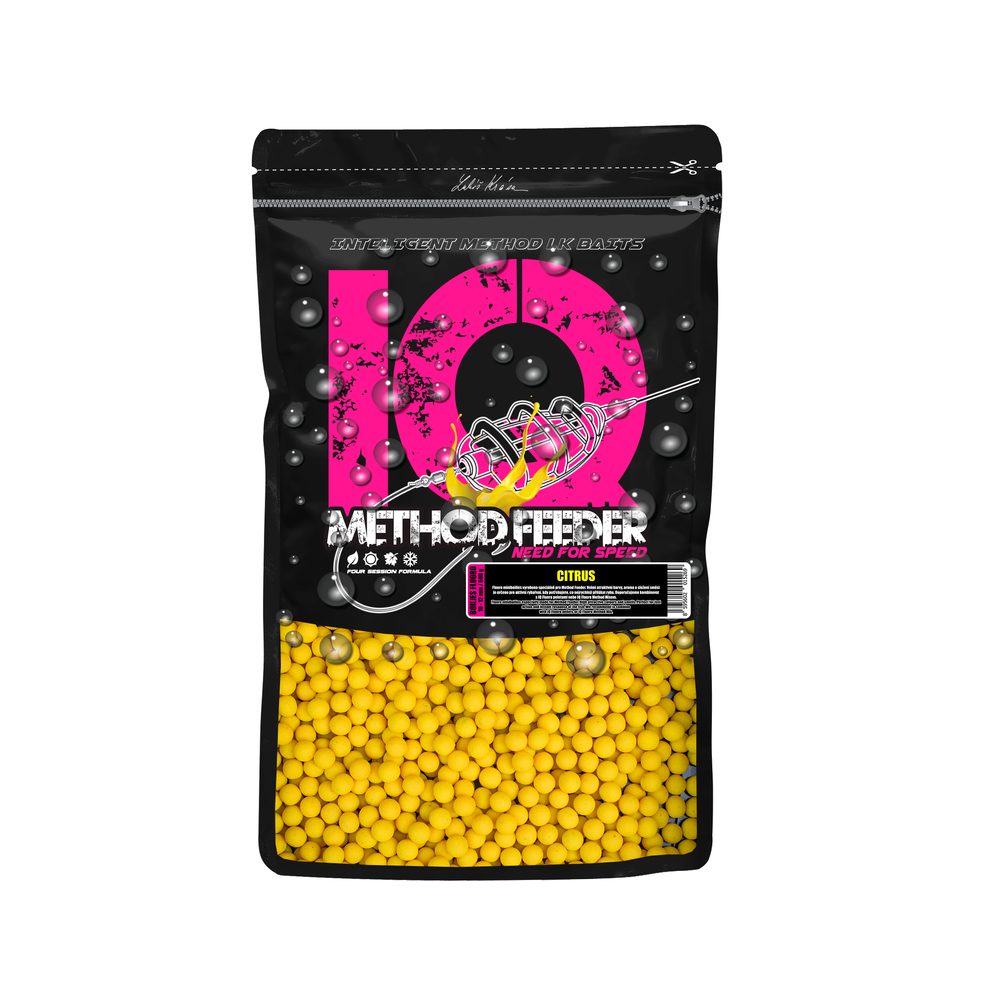 Fotografie LK Baits Fluoro Boilie IQ Method Feeder 10-12mm 600g - Citrus