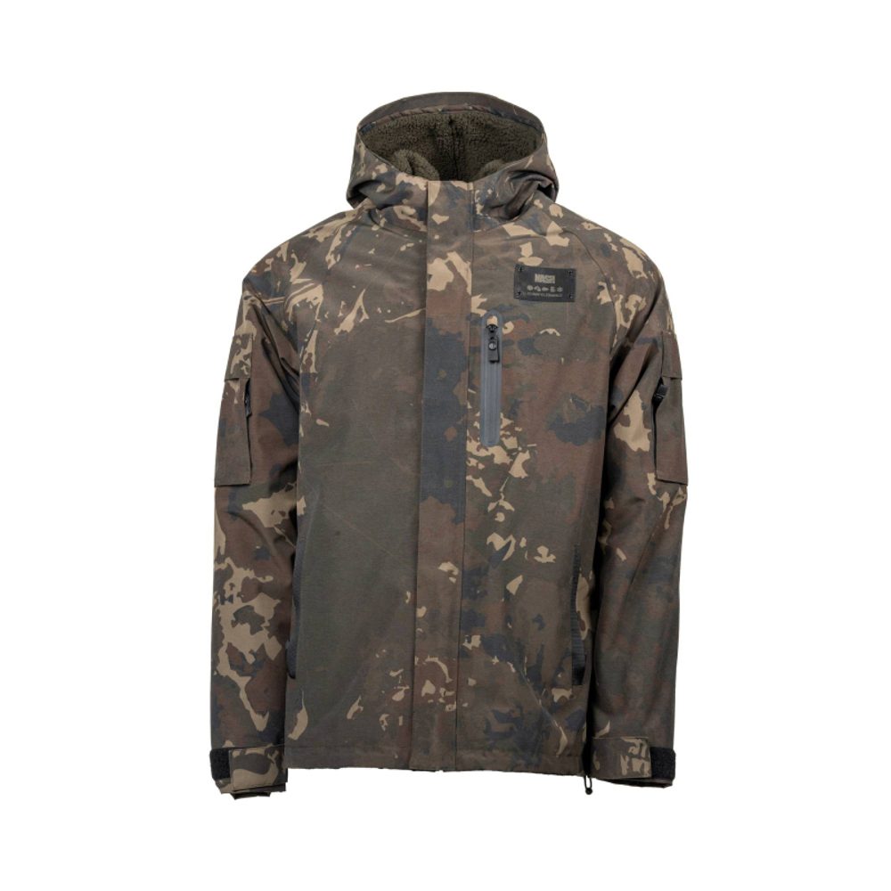 Nash ryb�?sk� bunda ZT Helluva 3 in 1 Waterproof Jacket Camo - M