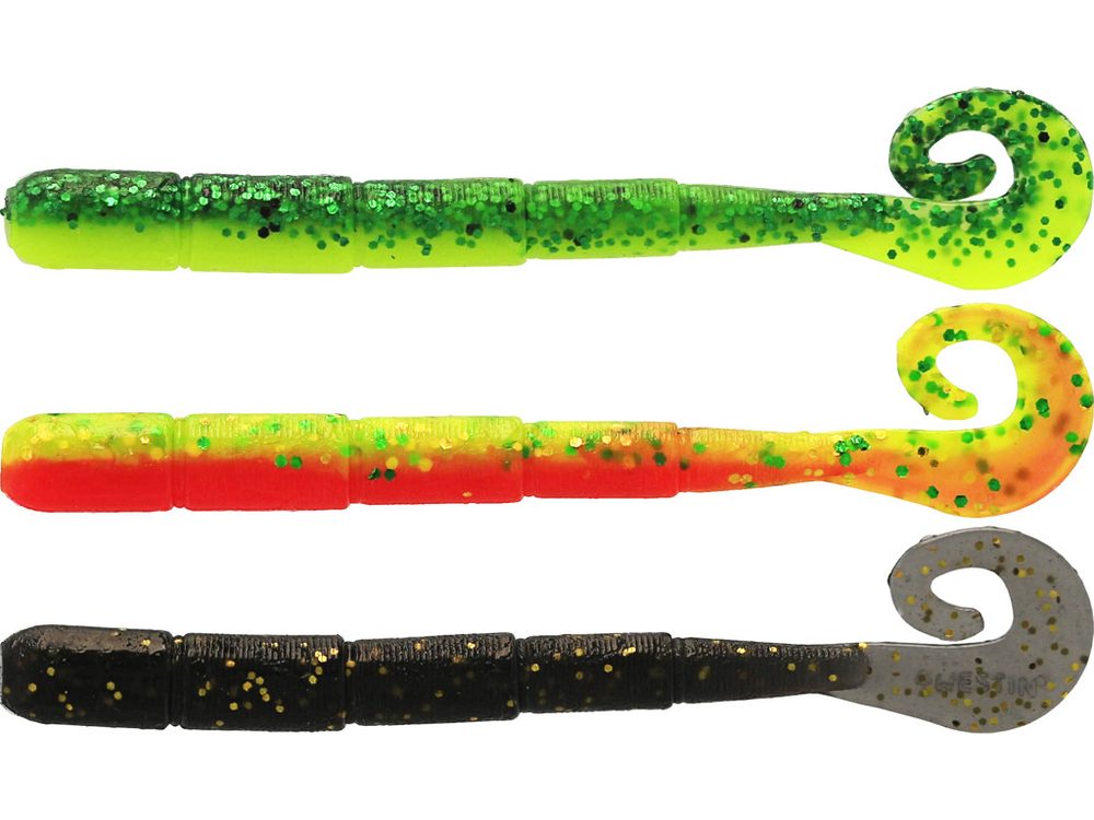 Westin Umělá Nástraha Ned Worm Curltail Dark Water Mix 23 - 5cm  0,5g 6ks,Westin Umělá Nástraha Ned Worm Curltail Dark Water Mix 23 - 5cm  0,5g 6ks