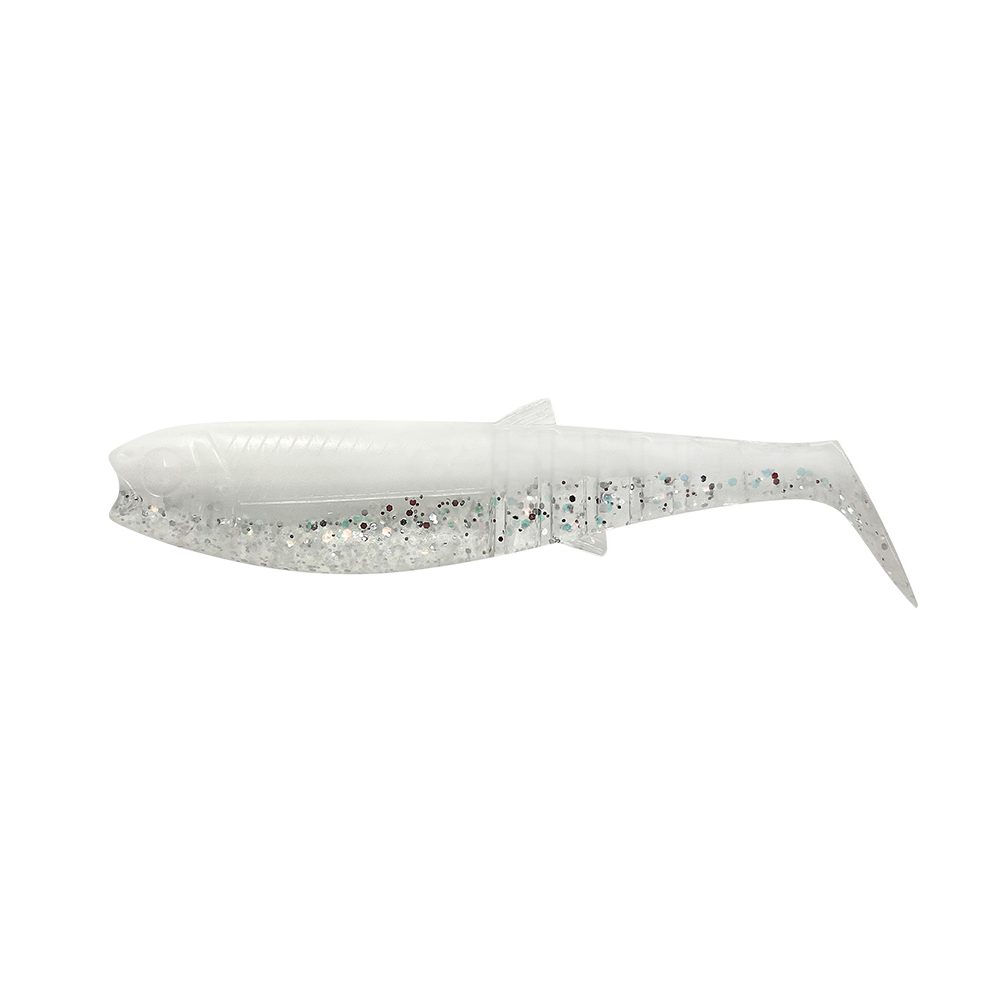 Savage Gear Gumová Nástraha Cannibal Shad White Flash - 12,5cm 20g