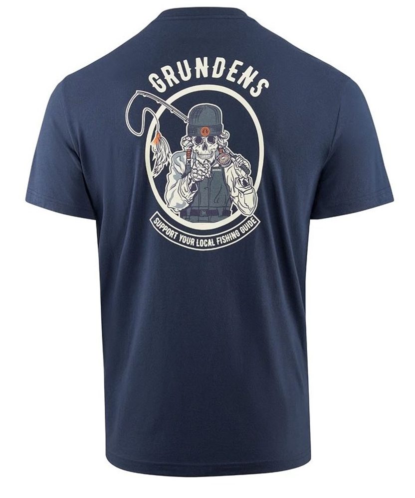 Grundéns Triko Support Guides SS T-Shirt Dark Navy - XXXL