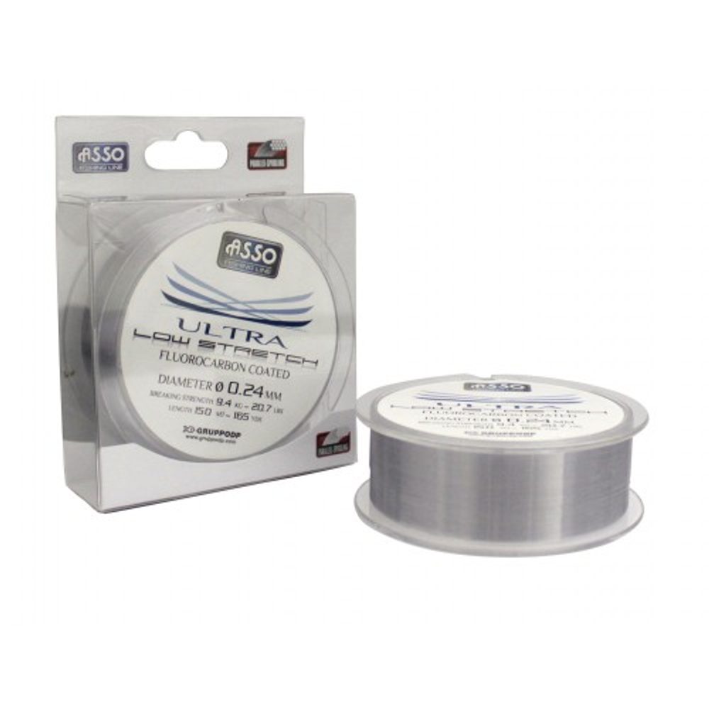 E-shop Asso Vlasec Ultra Low Stretch 150m - 0,12 mm,Asso Vlasec Ultra Low Stretch 150m - 0,12 mm
