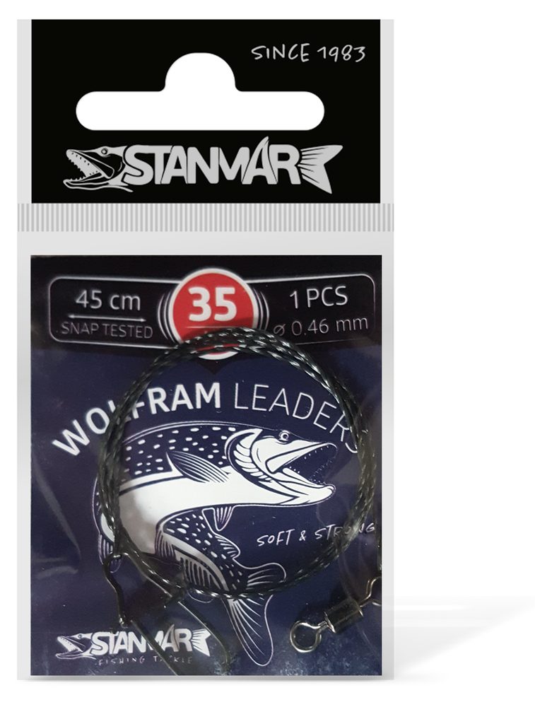 E-shop Stan-Mar Wolframové lanko 45cm - 35kg 1ks,Stan-Mar Wolframové lanko 45cm - 35kg 1ks