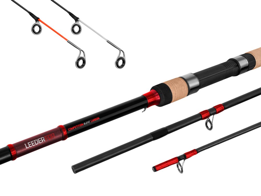 E-shop Delphin Prut Leeder Feeder 390cm 130g 3 díl,Delphin Prut Leeder Feeder 390cm 130g 3 díl