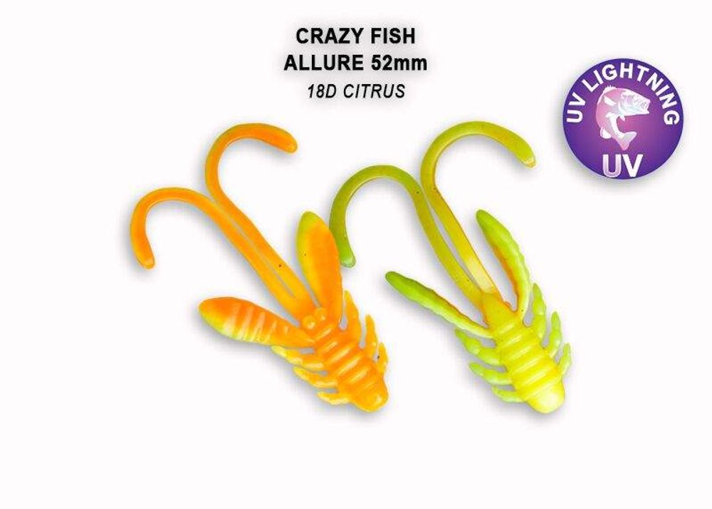 E-shop Crazy Fish Gumová Nástraha Allure 18D