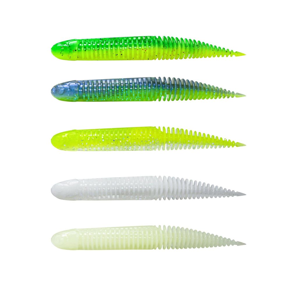 Fotografie Savage Gear Gumová nástraha Ned Dragon Tail Slug Dark Water Mix - 8,8cm 4g