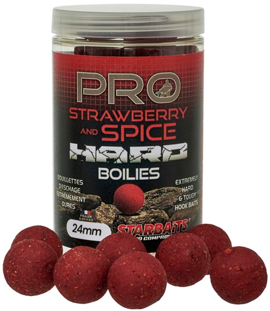 E-shop Starbaits Boilie Hard Pro Strawberry Spice 200g - 20mm,Starbaits Boilie Hard Pro Strawberry Spice 200g - 20mm