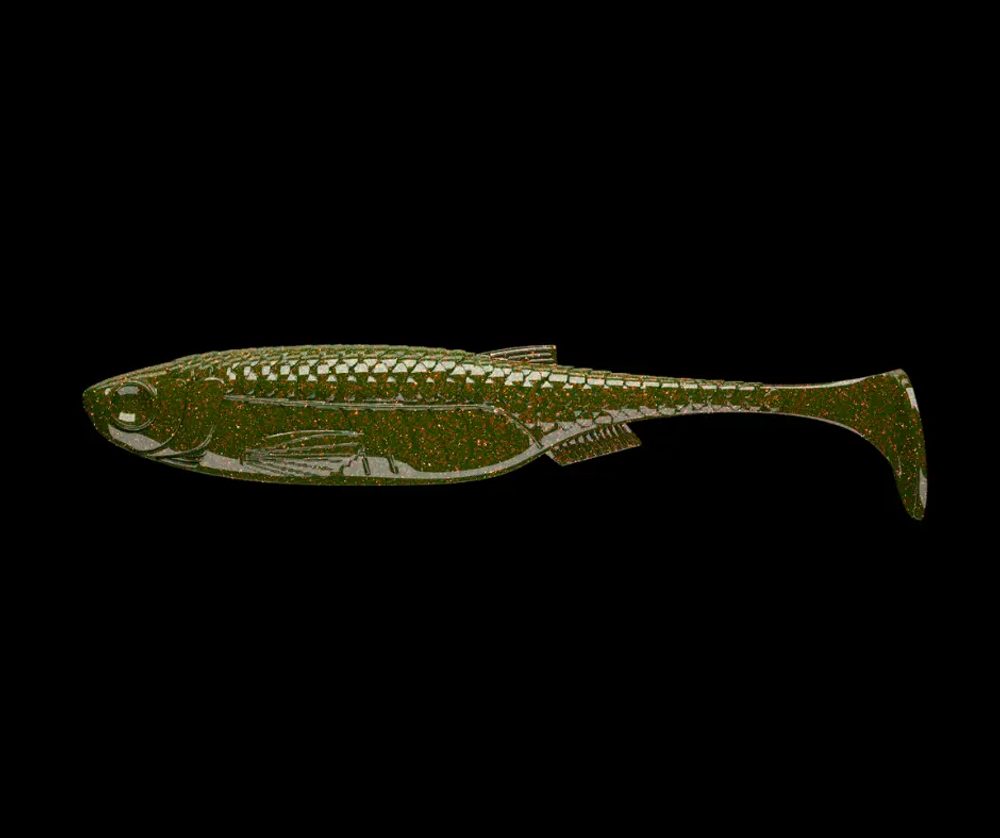 E-shop Libra Lures Gumová nástraha Kraken Shad 2″ 10ks - Motor Oil Green 032,Libra Lures Gumová nástraha Kraken Shad 2″ 10ks - Motor Oil Green 032