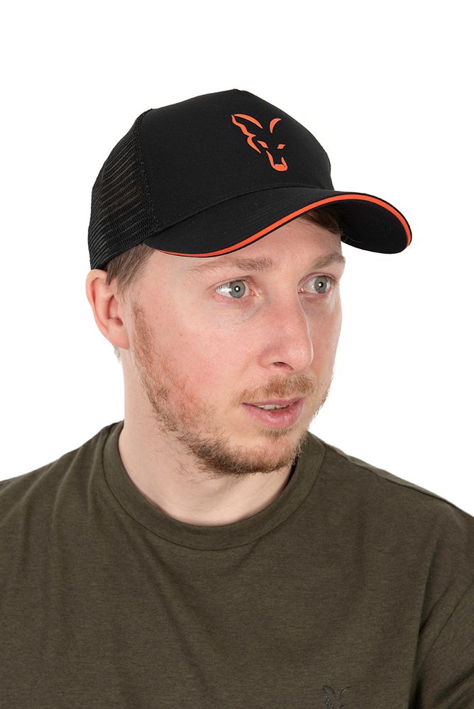 Fotografie Fox Kšiltovka Collection Trucker Black & Orange