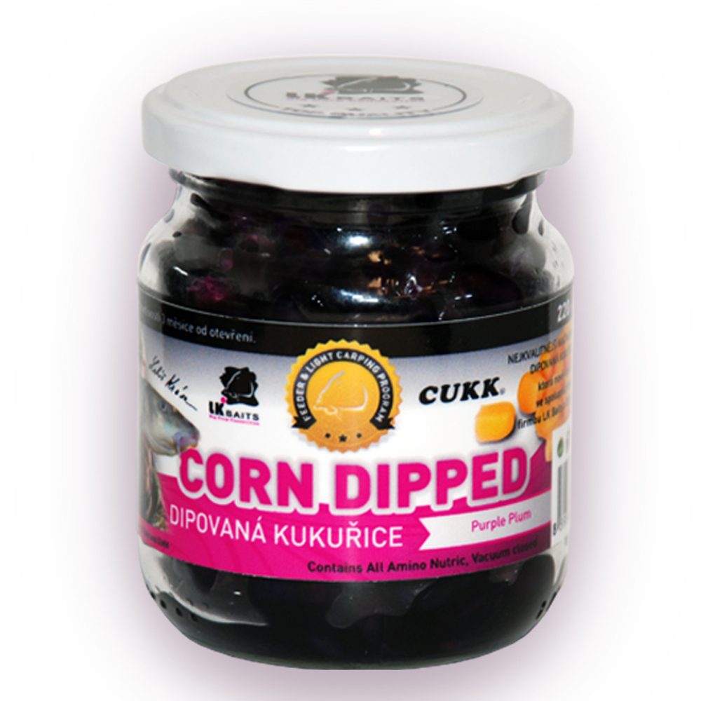 Fotografie LK Baits Dipovaná kukuřice 220ml - Purple Plum