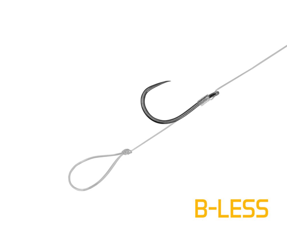 E-shop Delphin Feederový návazec FLR Loop bez protihrotu 6ks - 8cm / 0,22mm / B-LESS #6,Delphin Feederový návazec FLR Loop bez protihrotu 6ks - 8cm / 0,22mm