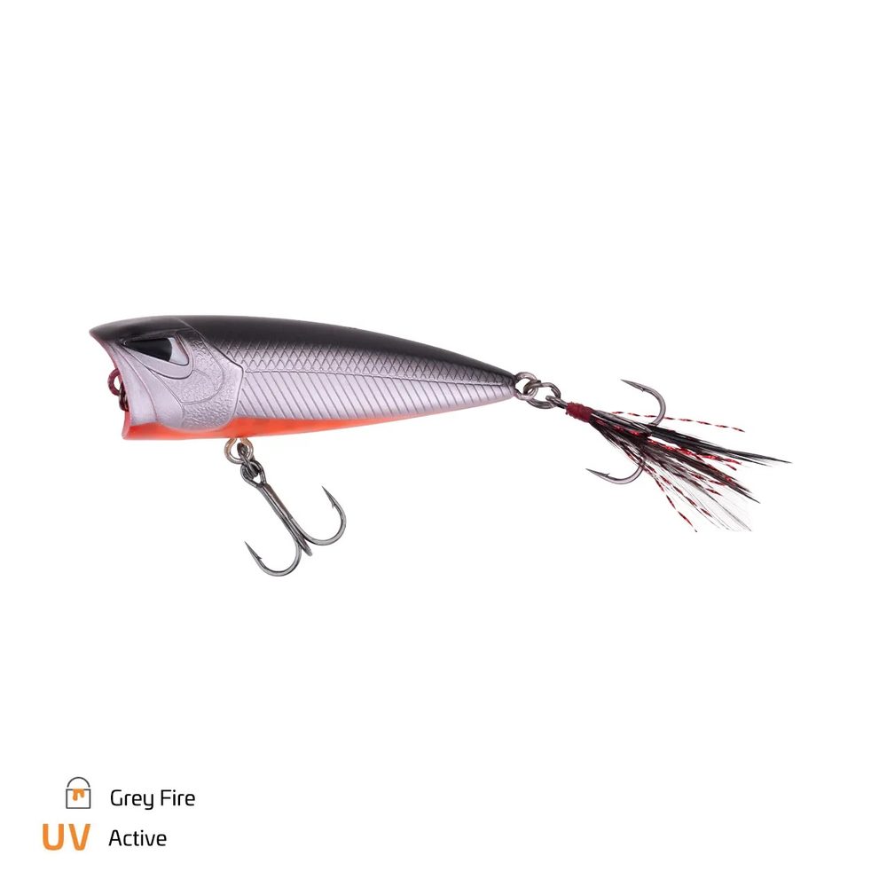 Zeck Wobler Pop Jet 60 - Grey Fire,Zeck Wobler Pop Jet 60 - Grey Fire