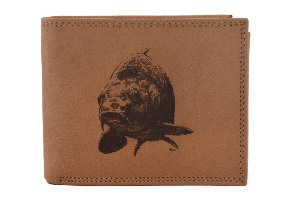 Mercucio Pánská peněženka Kapr hlava