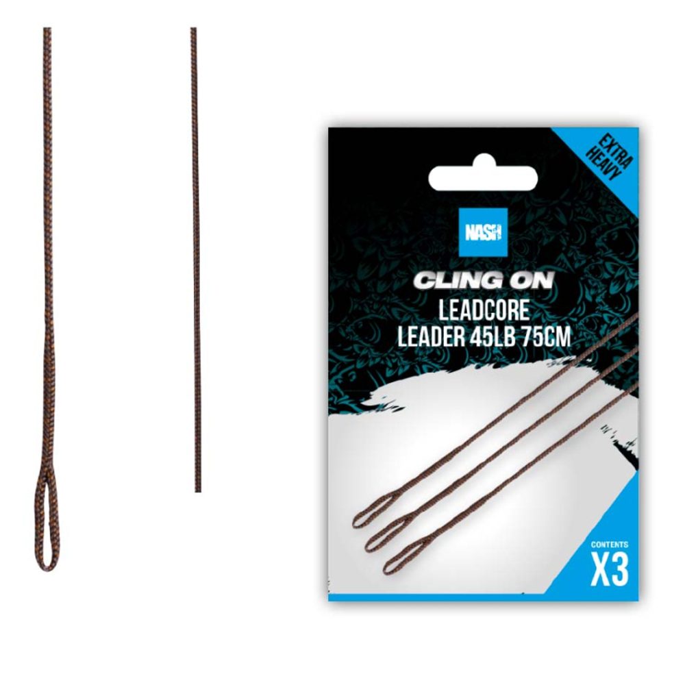 E-shop Nash Montáž Ready Tied Leadcore Leader 75cm,Nash Montáž Ready Tied Leadcore Leader 75cm