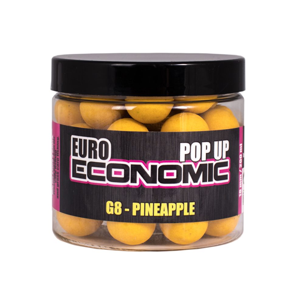 LK Baits Pop-up Boilie Euro Economic 18mm 200ml - G8-Pineapple