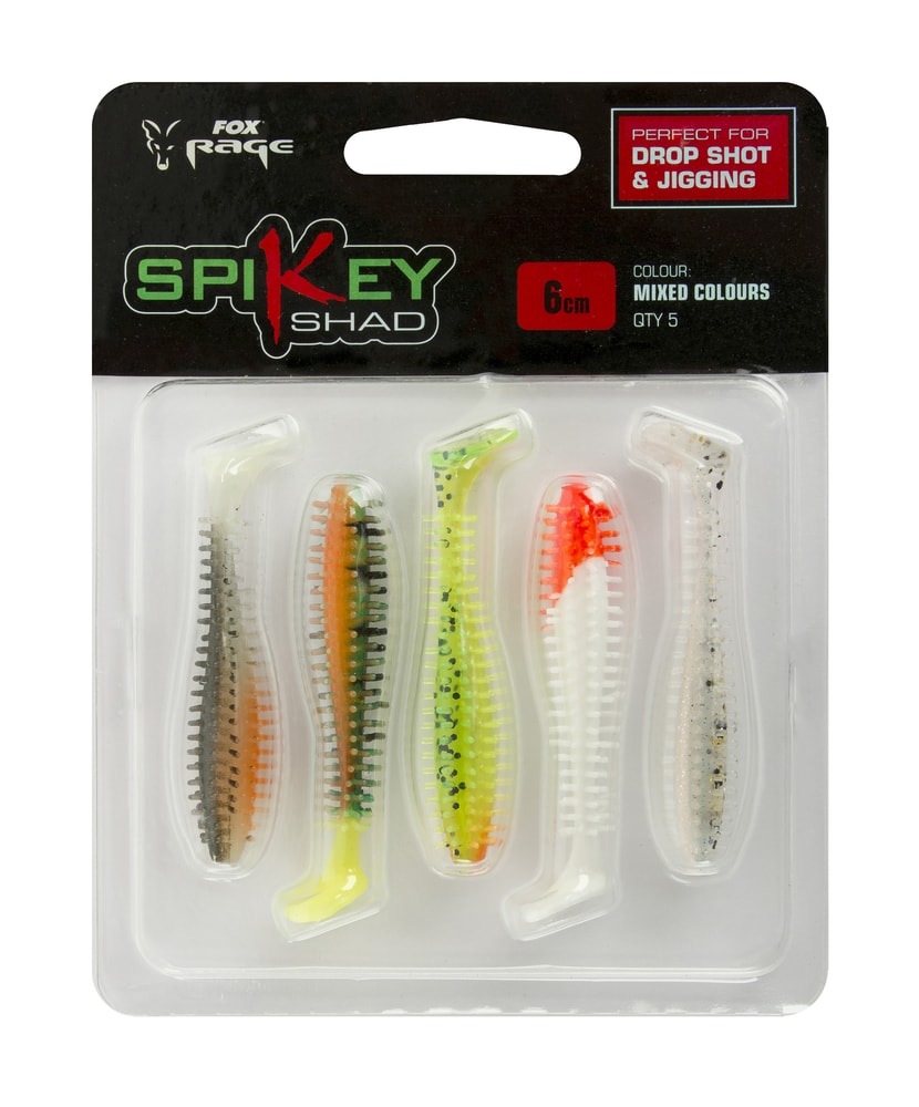 E-shop Fox Rage Gumová Nástraha Spikey Shads Mixed Colour 5ks