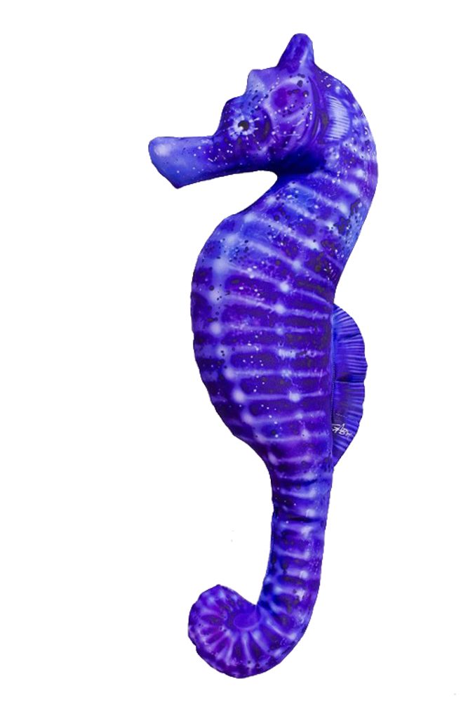 E-shop Gaby Polštář Mořský koník mini - Modrý 40 cm