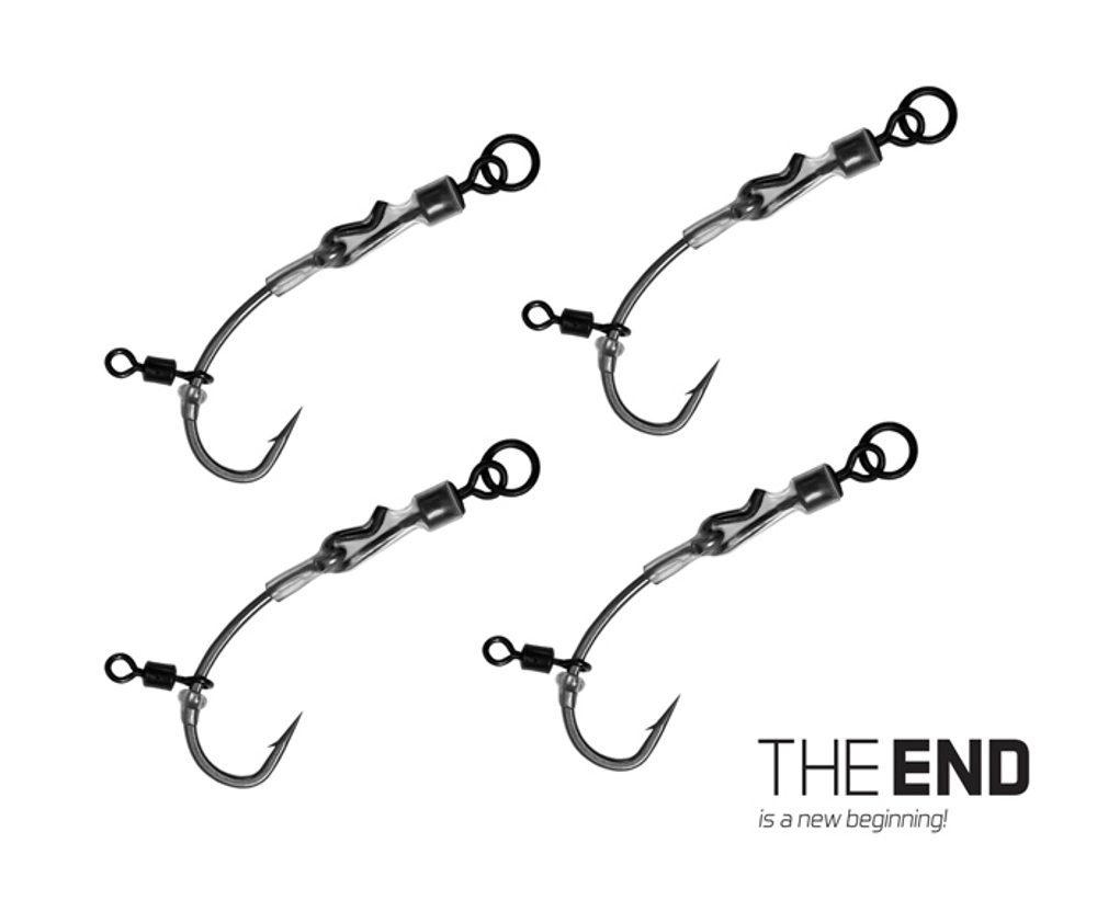 E-shop Delphin Hotová montáž THE END Ronnie Rig 4ks,Delphin Hotová montáž THE END Ronnie Rig 4ks