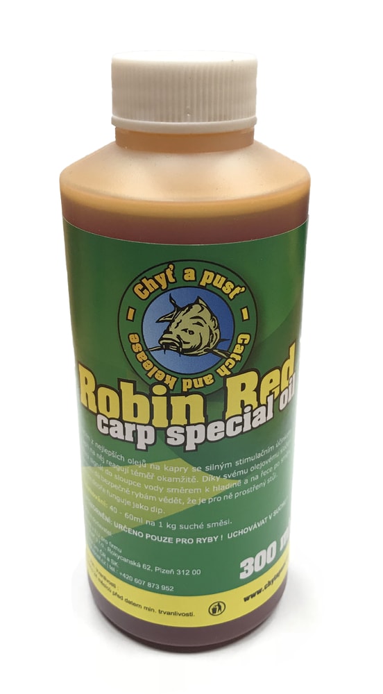 Fotografie Chyť a pusť Olej Robin Red carp special oil 250ml