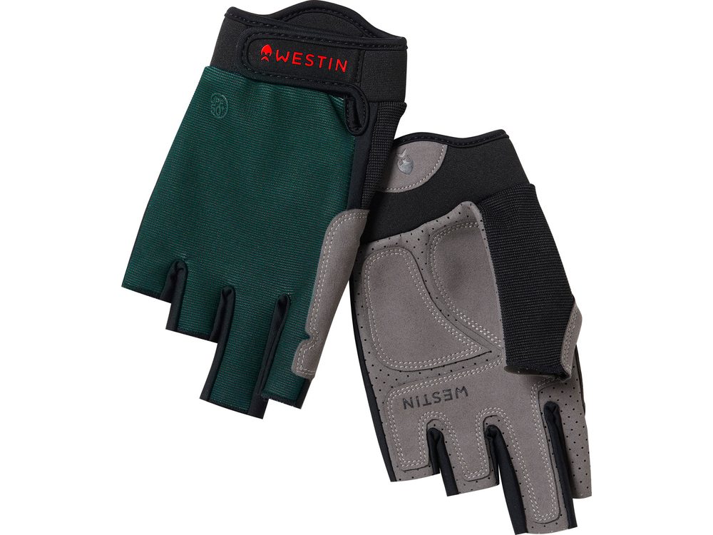 E-shop Westin Rukavice Drip Upf Half Finger Glove Deep Forest - L,Westin Rukavice Drip Upf Half Finger Glove Deep Forest - L