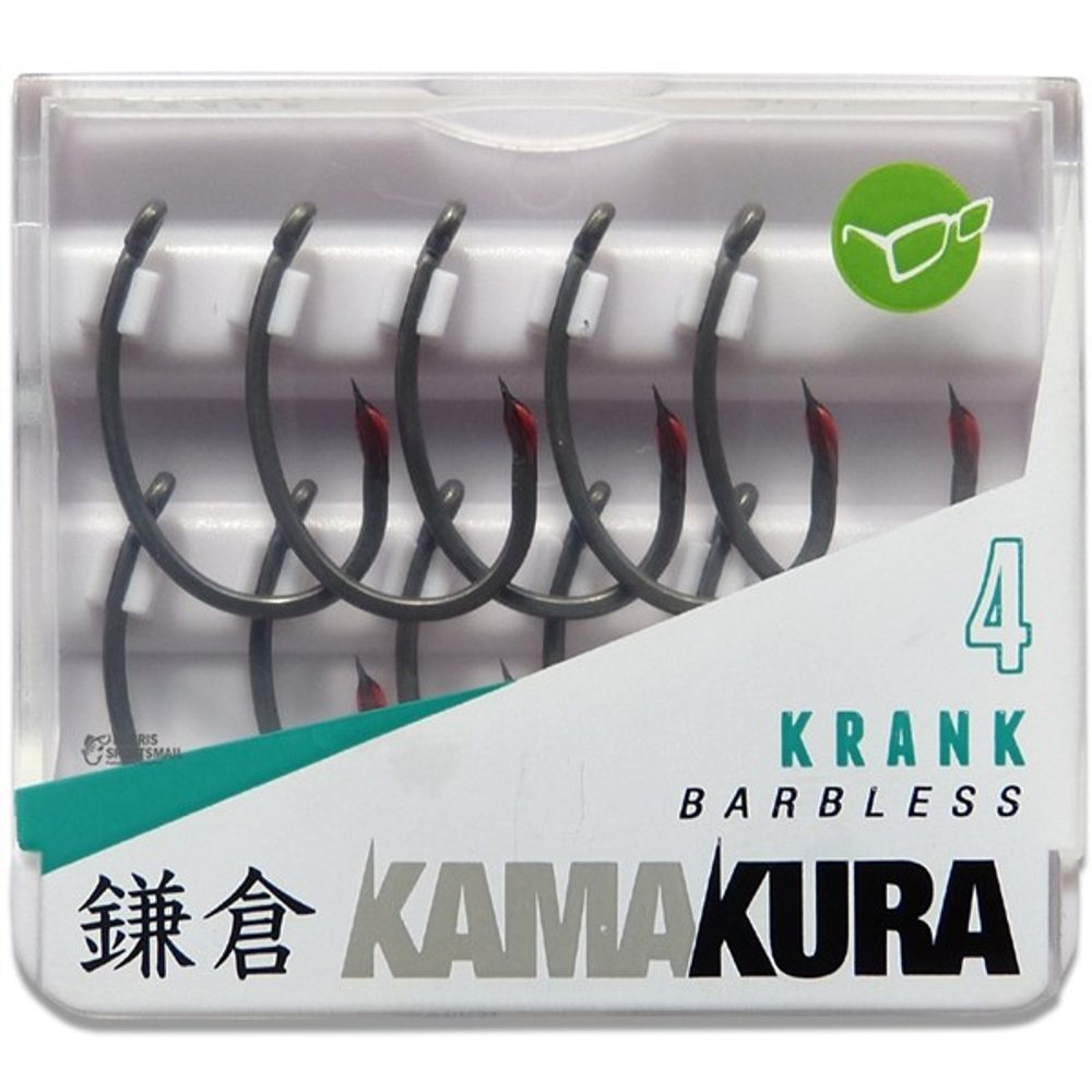 E-shop Korda Háčky Kamakura Krank Barbless (bez protihrotu) 10ks,Korda Háčky Kamakura Krank Barbless (bez protihrotu) 10ks