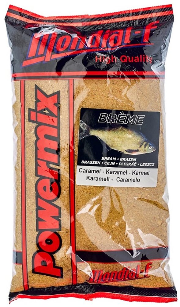 Fotografie Mondial F Krmítková směs Powermix Bream 1kg - Karamel