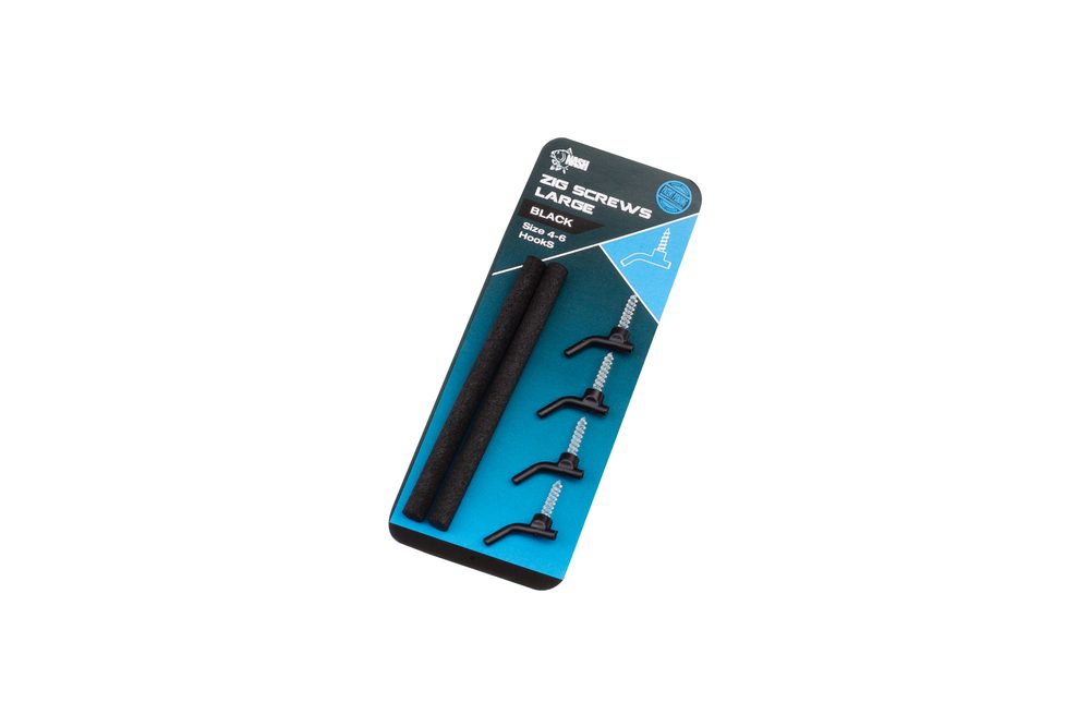 E-shop Nash Rovnátka Zig Screws Large - Černá,Nash Rovnátka Zig Screws Large - Černá