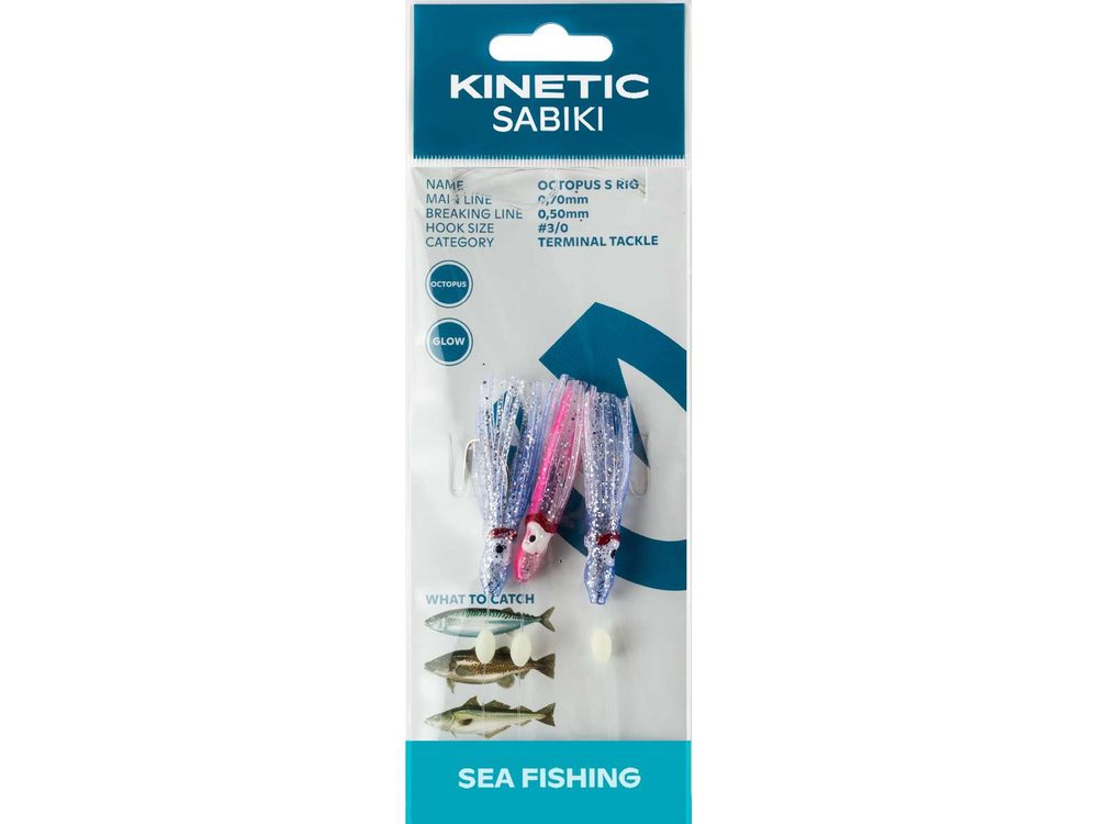 E-shop Kinetic Návazec Sabiki Octopus S vel.3/0 Blue/Pink,Kinetic Návazec Sabiki Octopus S vel.3/0 Blue/Pink