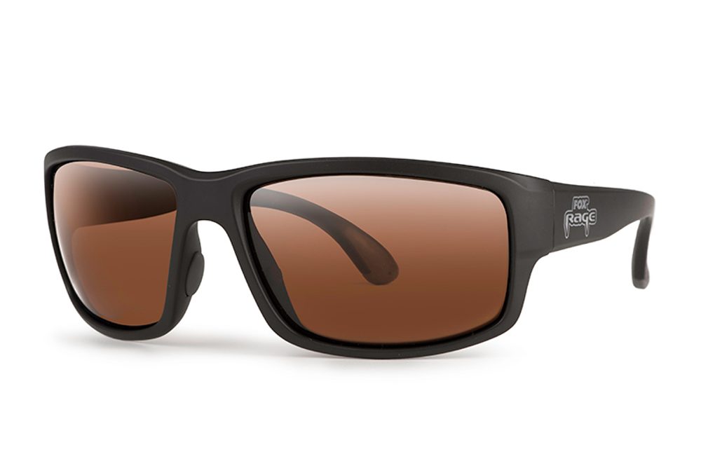 E-shop Fox Rage Brýle Floating Wrap Dark Grey Sunglasses / Brown Lenses