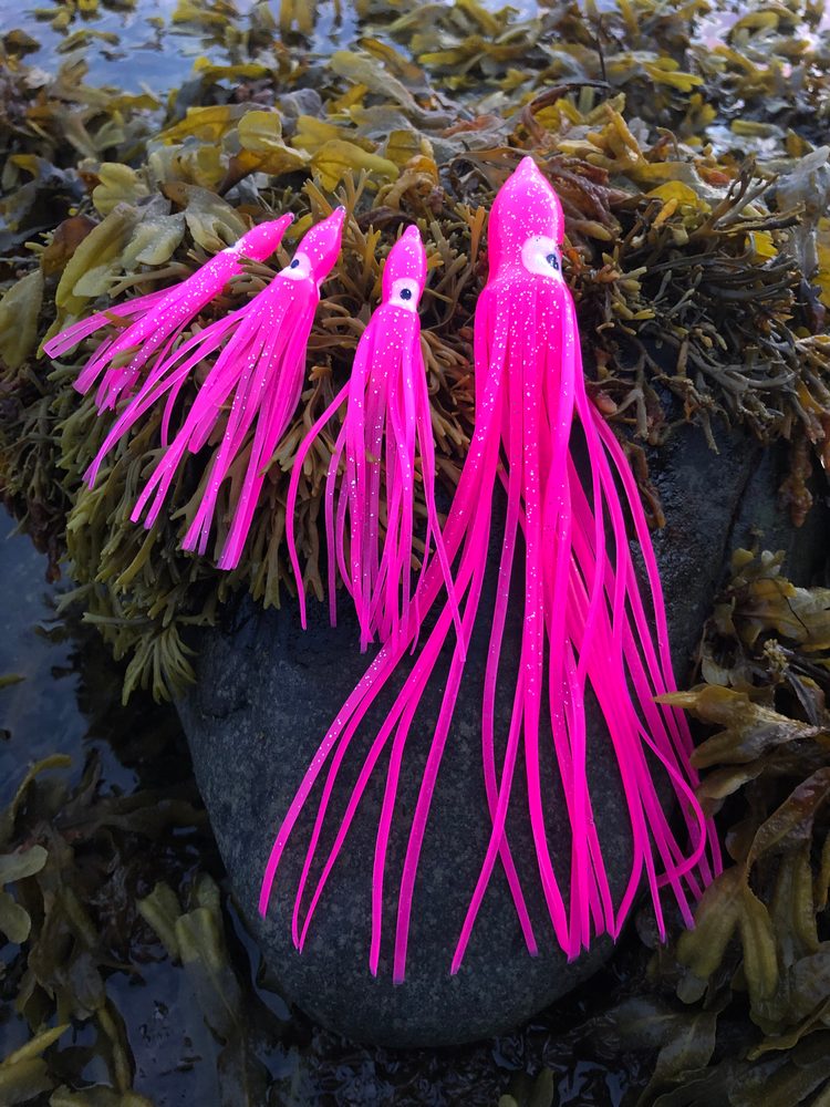LK Baits Návazec Chobotnice UV Pink - 8/0 16cm