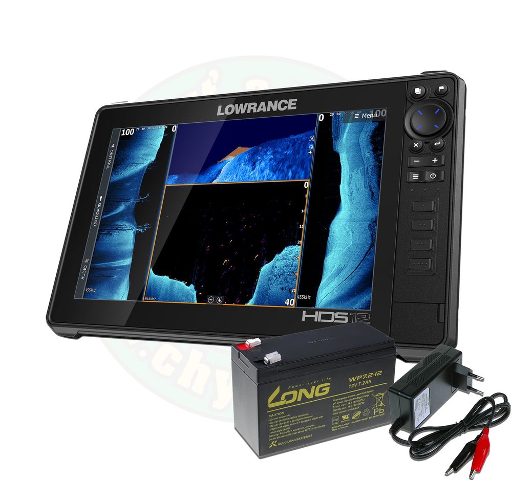 Lowrance Echolot HDS LIVE 12 se sondou Active Imaging 3v1 + baterie + nabíječka ZDARMA